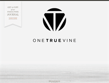 Tablet Screenshot of onetruevine.com